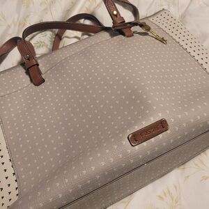 Fossil Gray and Brown Women's Bag